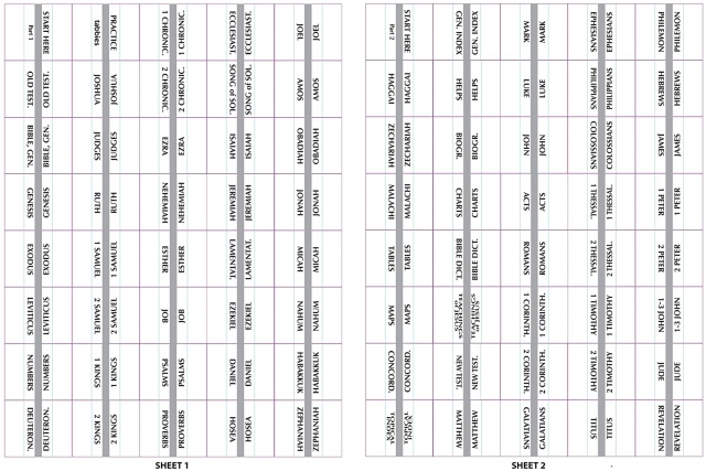 Tabbies Silver-Edged Bible Indexing Tabs, Old & New Testament, 80 Tabs ...